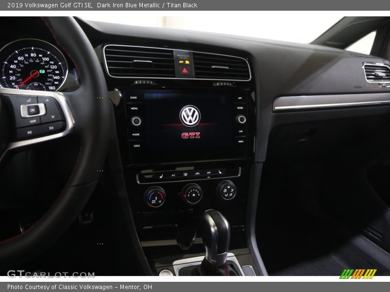 Dark Iron Blue Metallic / Titan Black 2019 Volkswagen Golf GTI SE