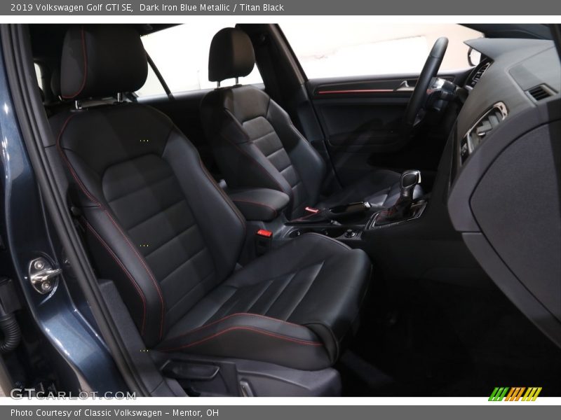 Dark Iron Blue Metallic / Titan Black 2019 Volkswagen Golf GTI SE