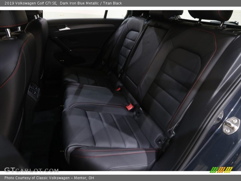 Dark Iron Blue Metallic / Titan Black 2019 Volkswagen Golf GTI SE