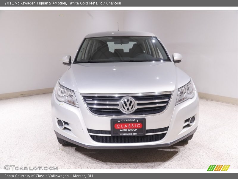 White Gold Metallic / Charcoal 2011 Volkswagen Tiguan S 4Motion
