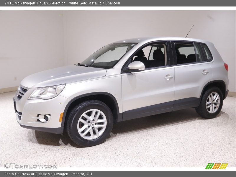 White Gold Metallic / Charcoal 2011 Volkswagen Tiguan S 4Motion