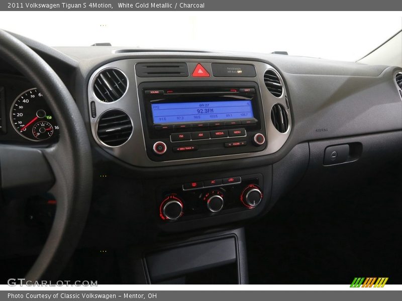White Gold Metallic / Charcoal 2011 Volkswagen Tiguan S 4Motion