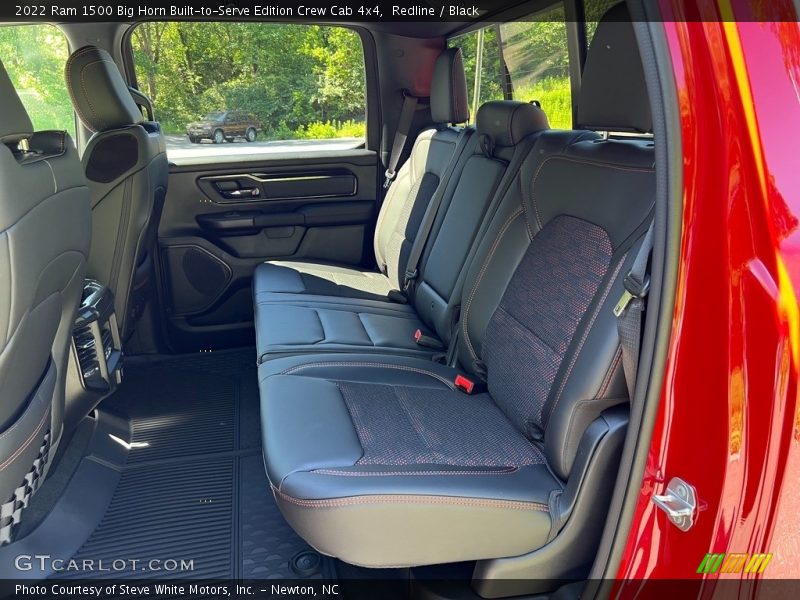 Rear Seat of 2022 1500 Big Horn Built-to-Serve Edition Crew Cab 4x4