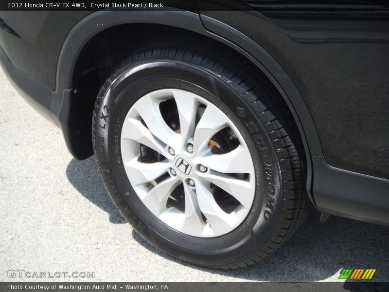 Crystal Black Pearl / Black 2012 Honda CR-V EX 4WD