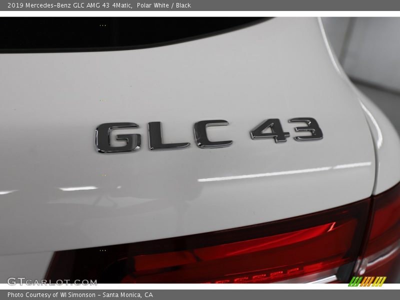 Polar White / Black 2019 Mercedes-Benz GLC AMG 43 4Matic