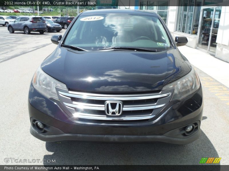 Crystal Black Pearl / Black 2012 Honda CR-V EX 4WD