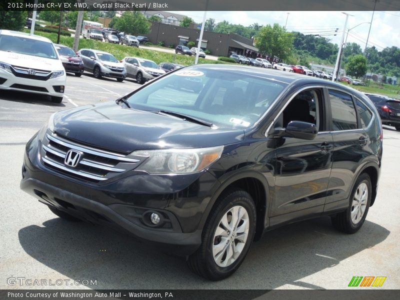 Crystal Black Pearl / Black 2012 Honda CR-V EX 4WD