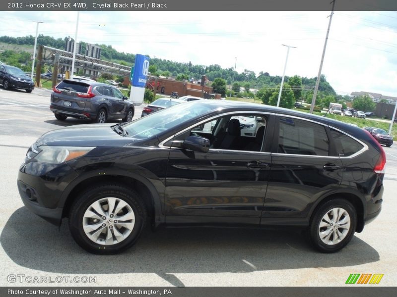 Crystal Black Pearl / Black 2012 Honda CR-V EX 4WD