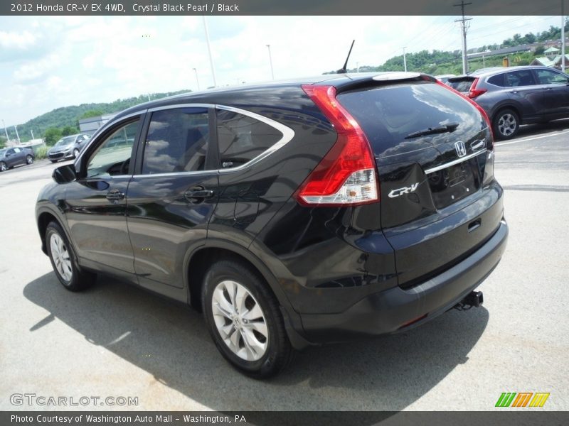 Crystal Black Pearl / Black 2012 Honda CR-V EX 4WD
