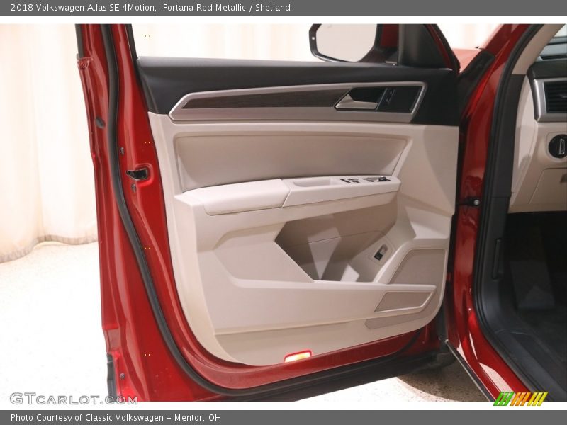 Fortana Red Metallic / Shetland 2018 Volkswagen Atlas SE 4Motion