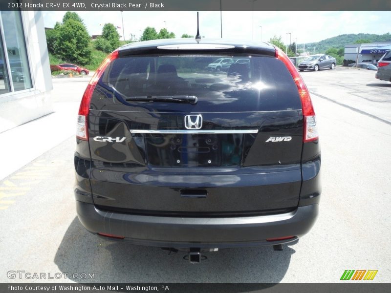 Crystal Black Pearl / Black 2012 Honda CR-V EX 4WD