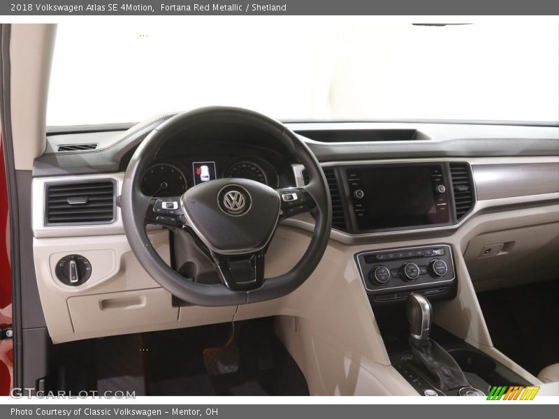 Fortana Red Metallic / Shetland 2018 Volkswagen Atlas SE 4Motion