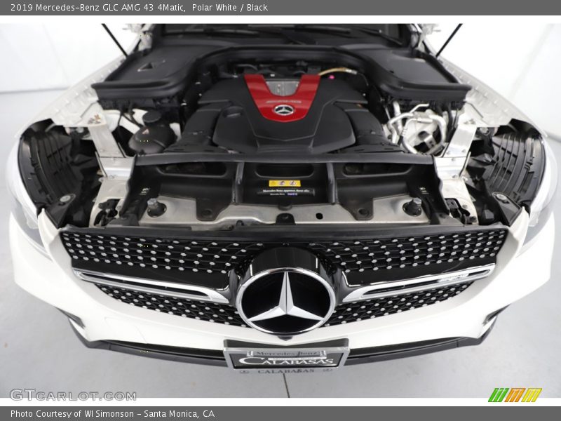 Polar White / Black 2019 Mercedes-Benz GLC AMG 43 4Matic