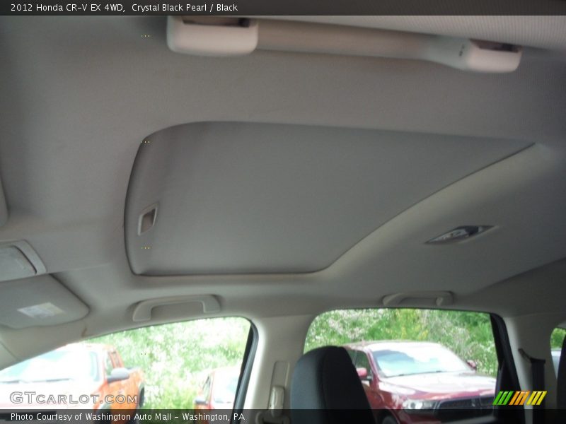 Crystal Black Pearl / Black 2012 Honda CR-V EX 4WD