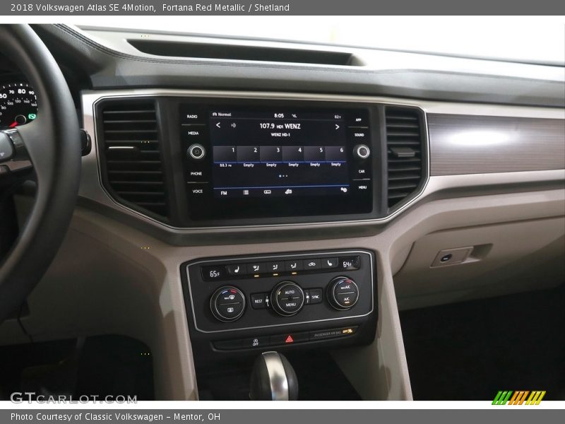 Fortana Red Metallic / Shetland 2018 Volkswagen Atlas SE 4Motion