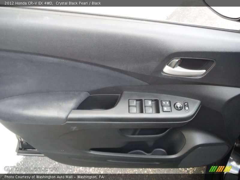 Crystal Black Pearl / Black 2012 Honda CR-V EX 4WD
