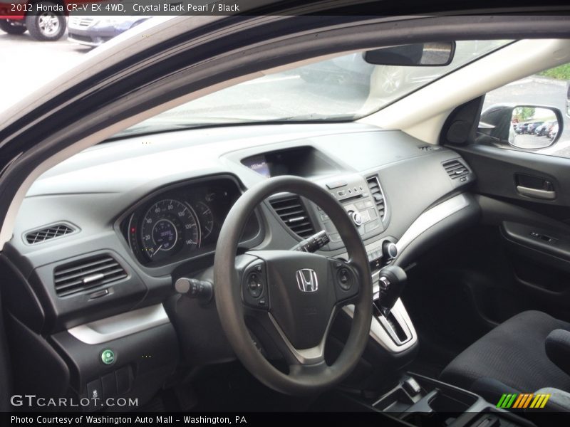 Crystal Black Pearl / Black 2012 Honda CR-V EX 4WD