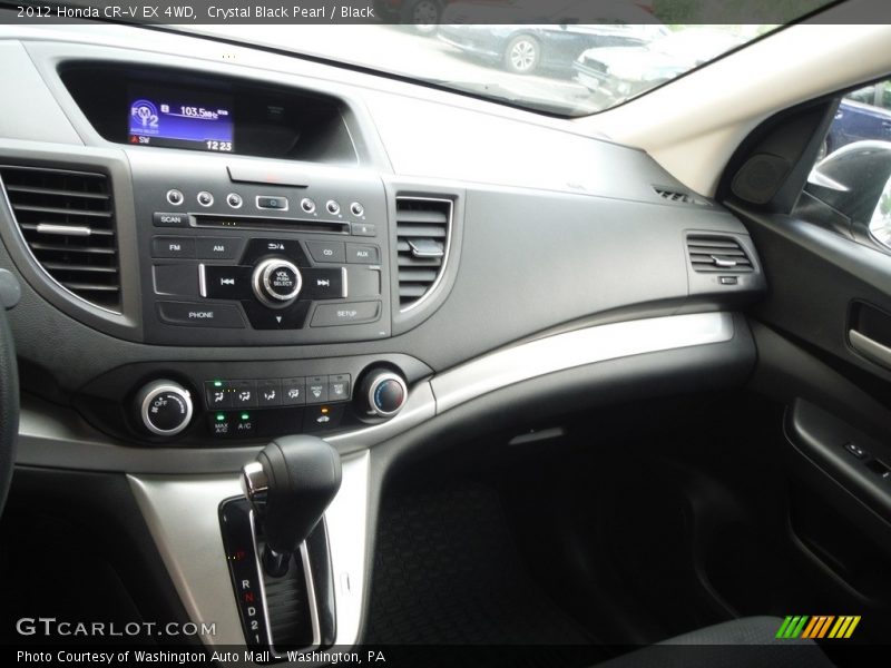 Crystal Black Pearl / Black 2012 Honda CR-V EX 4WD