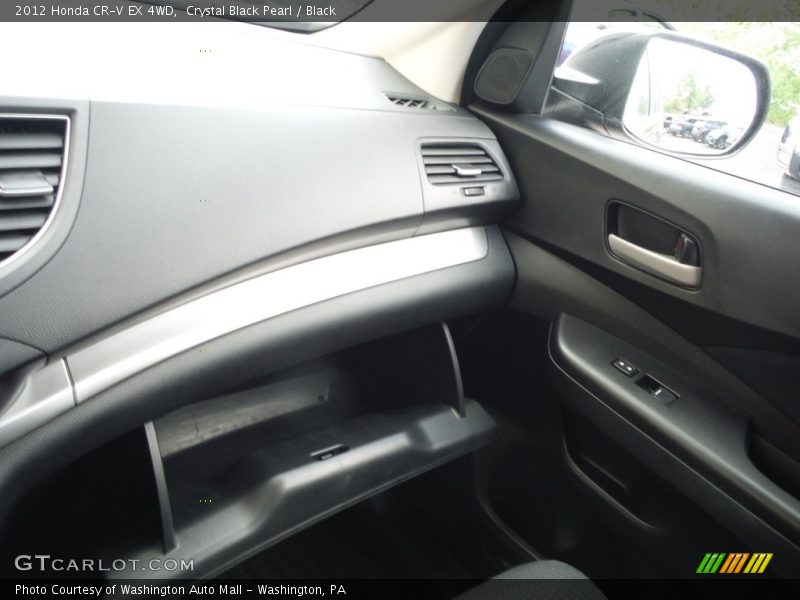 Crystal Black Pearl / Black 2012 Honda CR-V EX 4WD