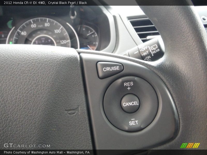 Crystal Black Pearl / Black 2012 Honda CR-V EX 4WD
