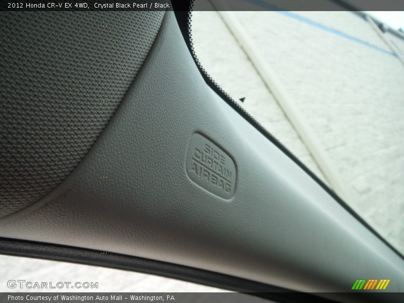 Crystal Black Pearl / Black 2012 Honda CR-V EX 4WD