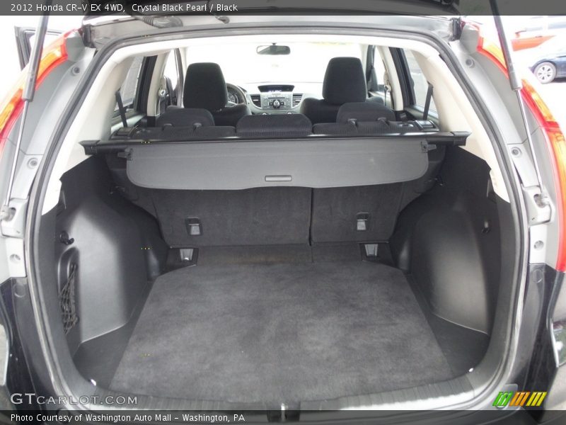 Crystal Black Pearl / Black 2012 Honda CR-V EX 4WD