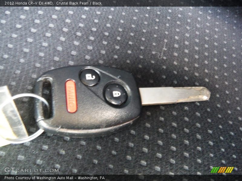 Crystal Black Pearl / Black 2012 Honda CR-V EX 4WD