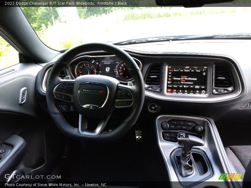 Frostbite / Black 2022 Dodge Challenger R/T Scat Pack Widebody