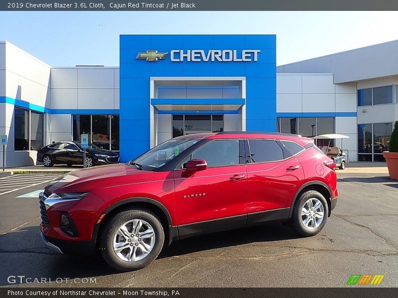 Cajun Red Tintcoat / Jet Black 2019 Chevrolet Blazer 3.6L Cloth