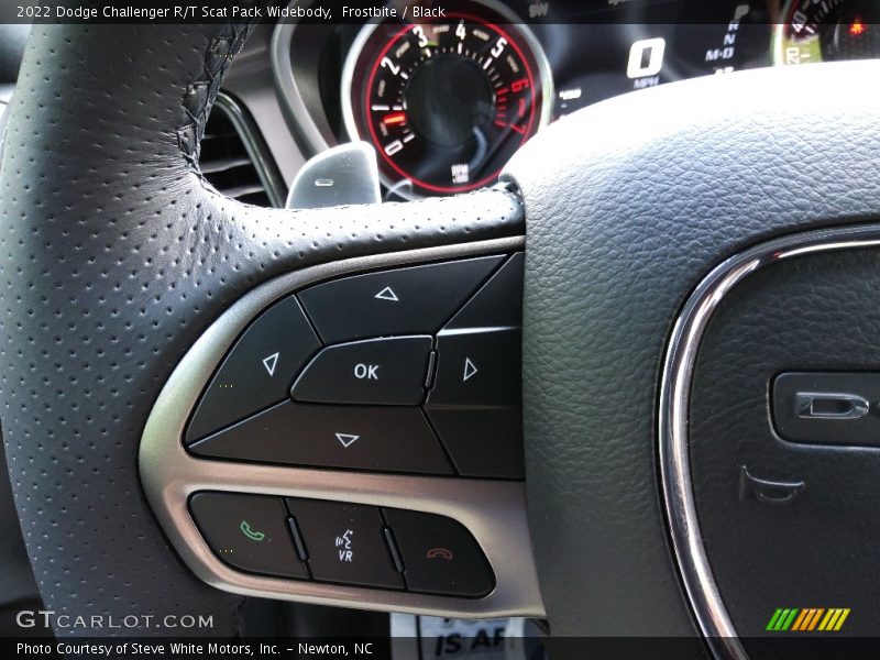 Frostbite / Black 2022 Dodge Challenger R/T Scat Pack Widebody
