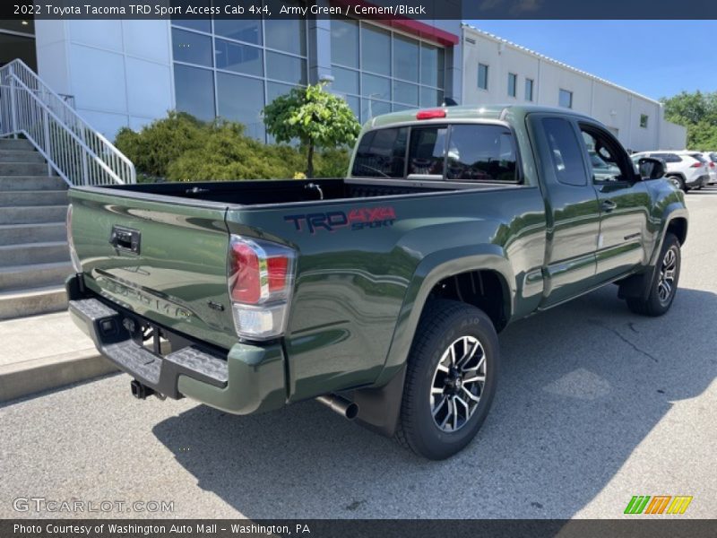Army Green / Cement/Black 2022 Toyota Tacoma TRD Sport Access Cab 4x4