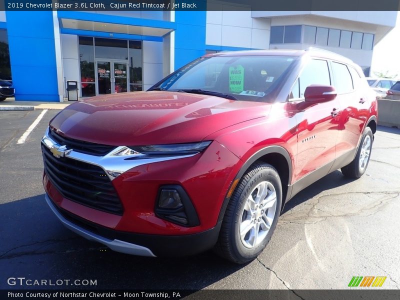 Cajun Red Tintcoat / Jet Black 2019 Chevrolet Blazer 3.6L Cloth