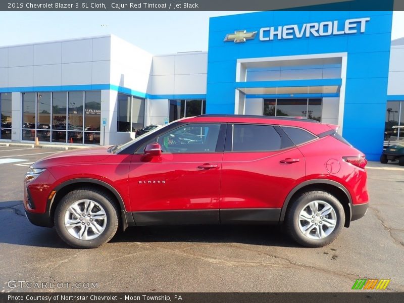 Cajun Red Tintcoat / Jet Black 2019 Chevrolet Blazer 3.6L Cloth