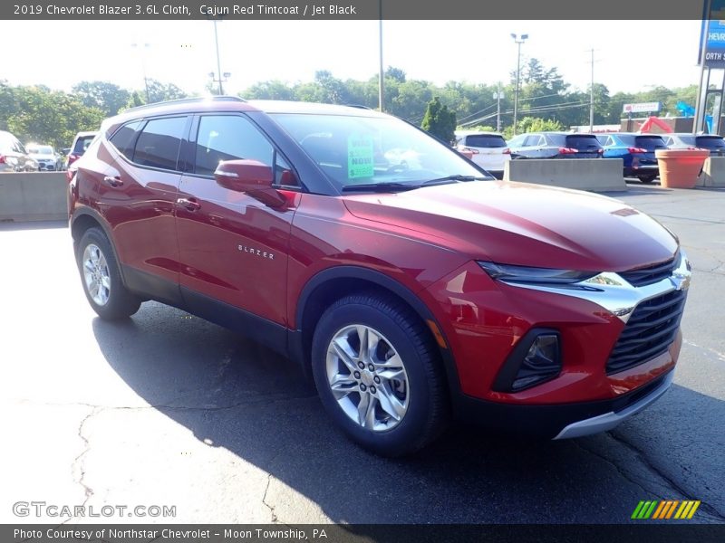 Cajun Red Tintcoat / Jet Black 2019 Chevrolet Blazer 3.6L Cloth