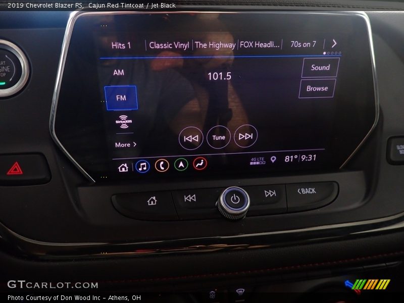 Cajun Red Tintcoat / Jet Black 2019 Chevrolet Blazer RS