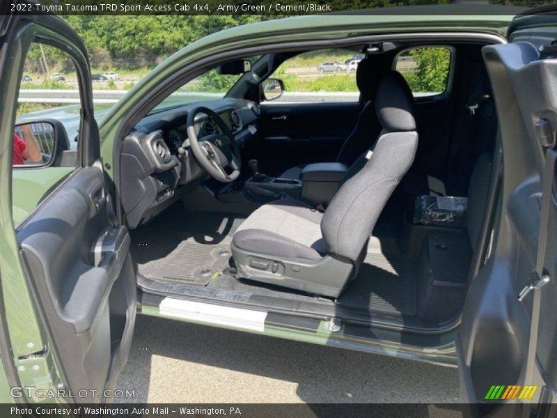  2022 Tacoma TRD Sport Access Cab 4x4 Cement/Black Interior