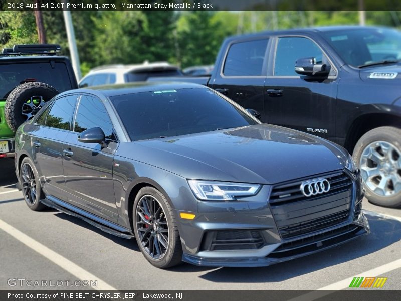 Front 3/4 View of 2018 A4 2.0T Premium quattro