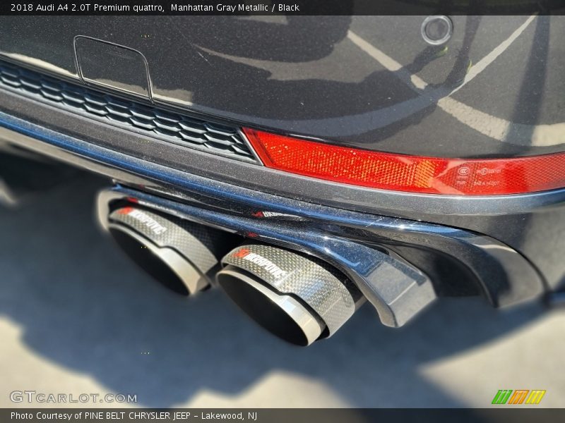 Manhattan Gray Metallic / Black 2018 Audi A4 2.0T Premium quattro