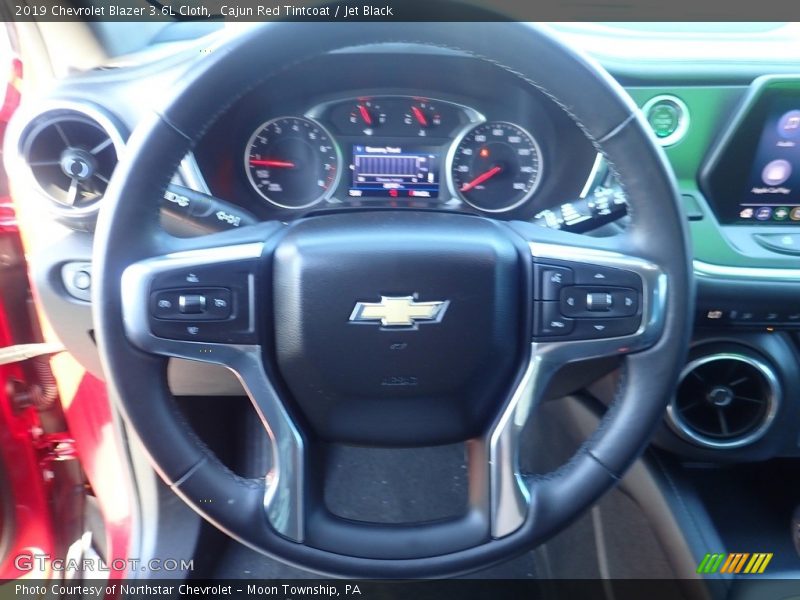 Cajun Red Tintcoat / Jet Black 2019 Chevrolet Blazer 3.6L Cloth
