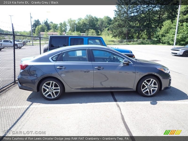 Gravity Grey / Black 2019 Kia Forte EX