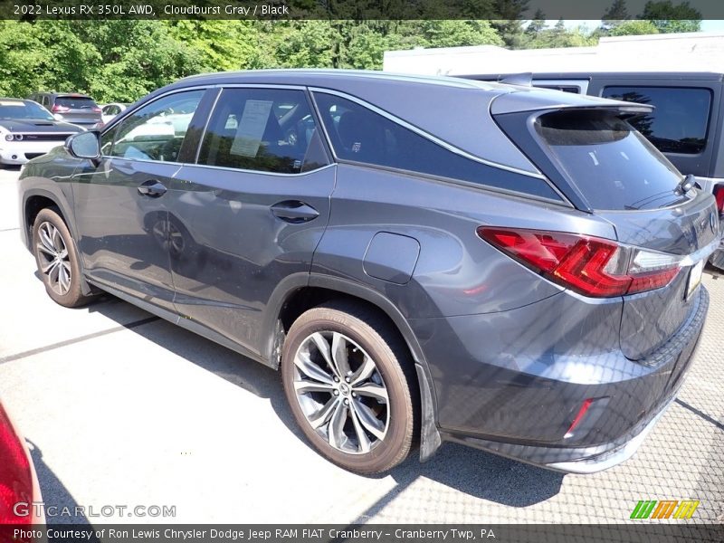 Cloudburst Gray / Black 2022 Lexus RX 350L AWD