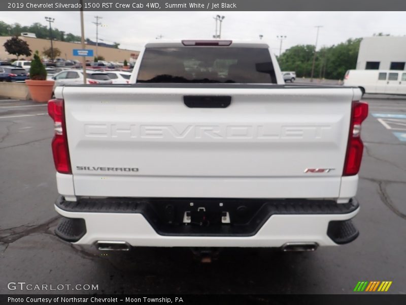 Summit White / Jet Black 2019 Chevrolet Silverado 1500 RST Crew Cab 4WD
