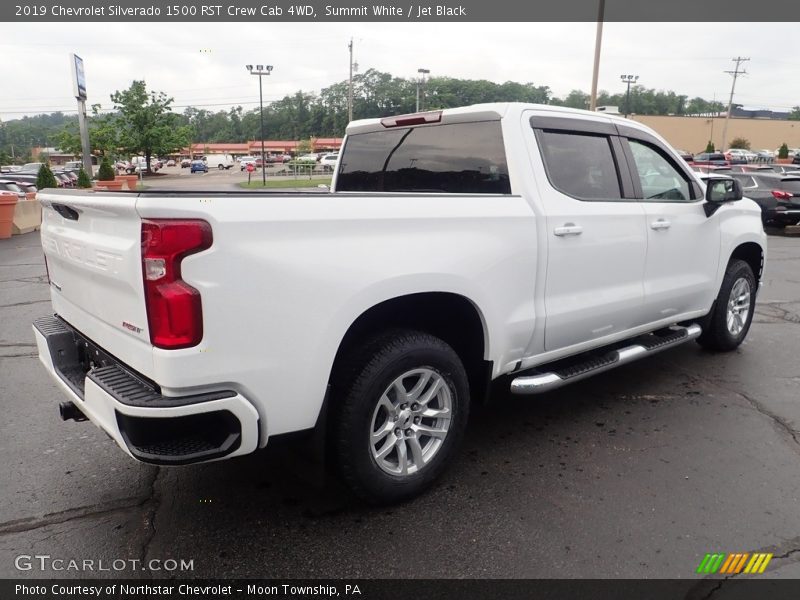 Summit White / Jet Black 2019 Chevrolet Silverado 1500 RST Crew Cab 4WD