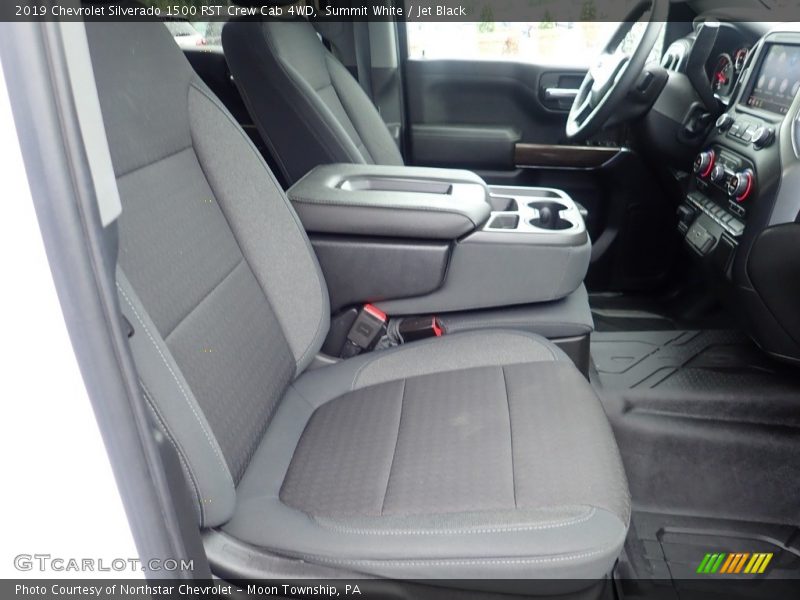 Summit White / Jet Black 2019 Chevrolet Silverado 1500 RST Crew Cab 4WD
