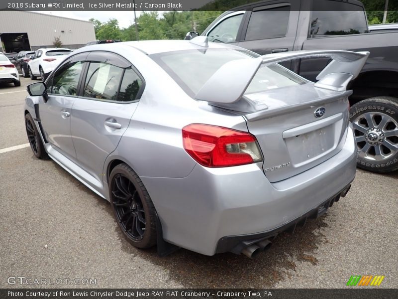 Ice Silver Metallic / Carbon Black 2018 Subaru WRX Limited