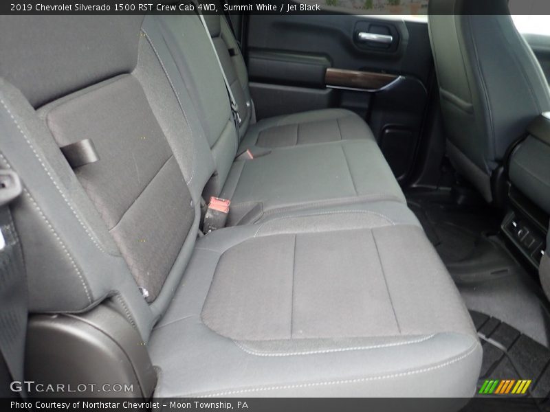 Summit White / Jet Black 2019 Chevrolet Silverado 1500 RST Crew Cab 4WD