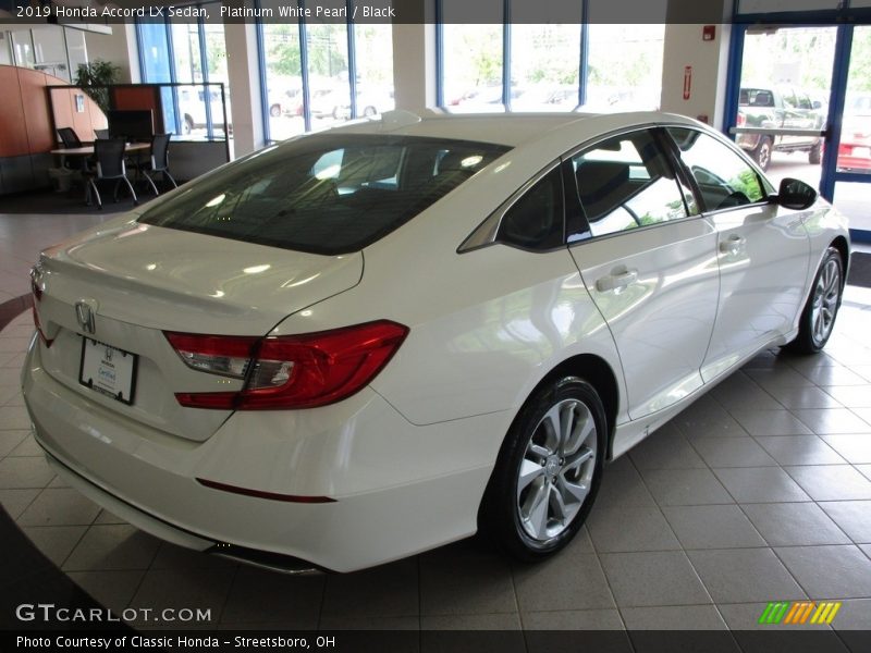 Platinum White Pearl / Black 2019 Honda Accord LX Sedan