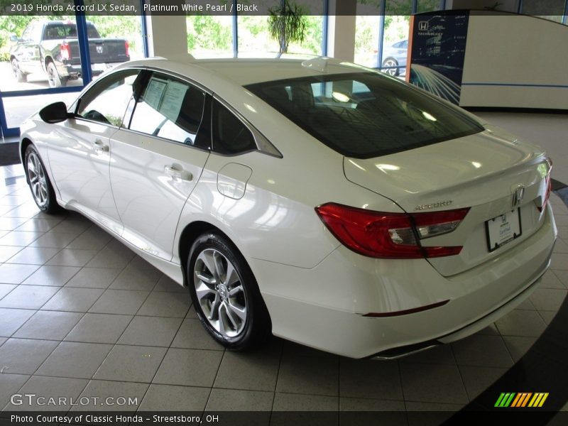 Platinum White Pearl / Black 2019 Honda Accord LX Sedan