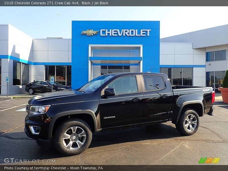 Black / Jet Black 2018 Chevrolet Colorado Z71 Crew Cab 4x4