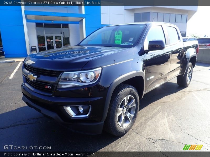 Black / Jet Black 2018 Chevrolet Colorado Z71 Crew Cab 4x4